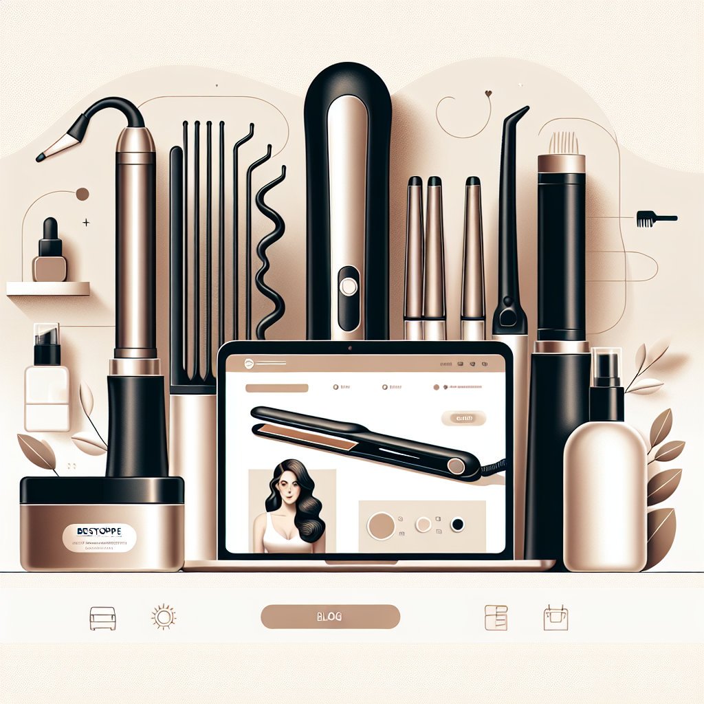 مكواة تجعيد الشعر BESTOPE PRO 5 في 1 - مجموعة مكواة تجعيد الشعر مع مكواة فرد الشعر، ومكواة تجعيد الشعر ذات 3 أسطوانات، ومكواة تجعيد الشعر ذات 3 أسطوانات من السيراميك